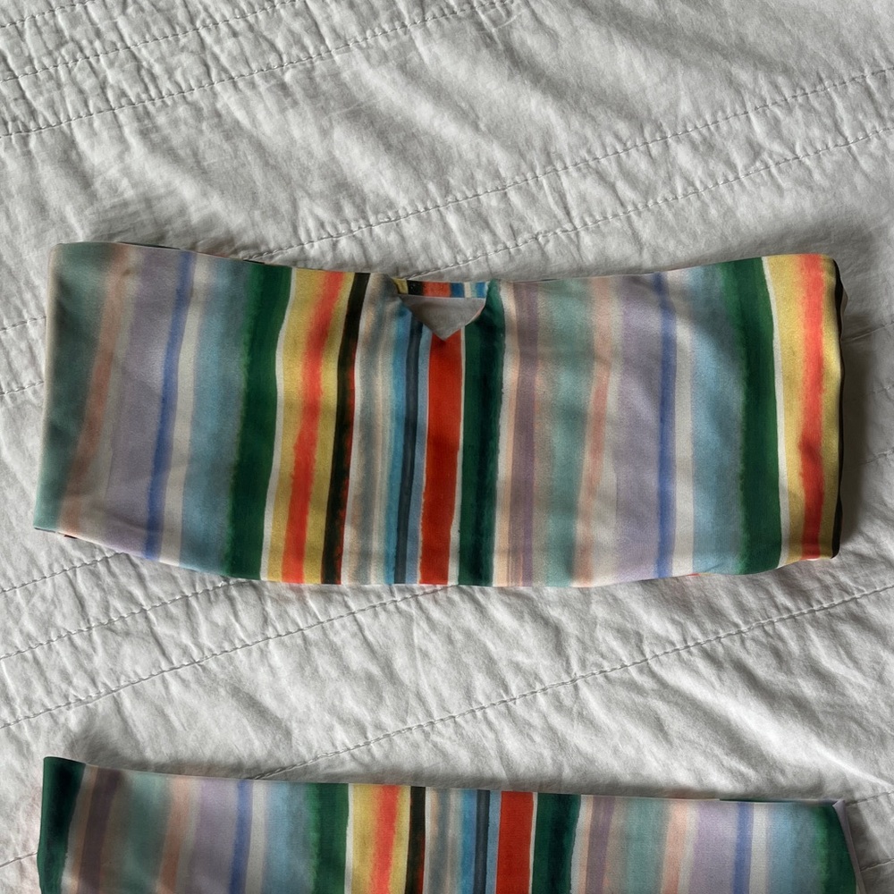 Stone Fox Swim Strip Bandeau Swim Top Lively Up